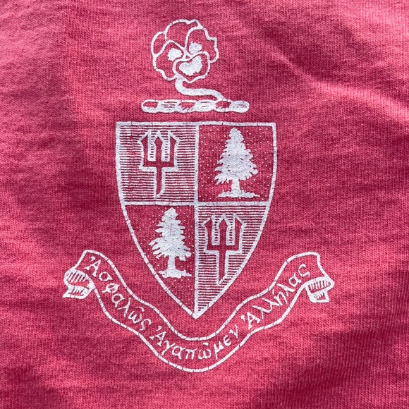 Spirit Jersey pink/salmon Tri Delta Jersey Barbie core sorority long sleeve - Picture 5 of 7